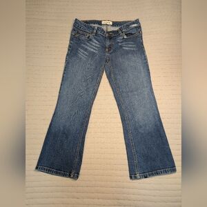 Rampage Company Jeans Women's Size 31 Low Rise Cropped Boot Cut Denim